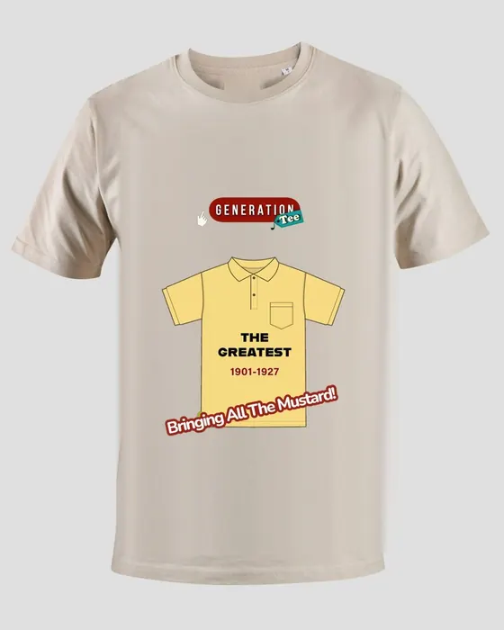 GenerationTee The Greatest sand tee, 1901–1927: Bringing All The Mustard!